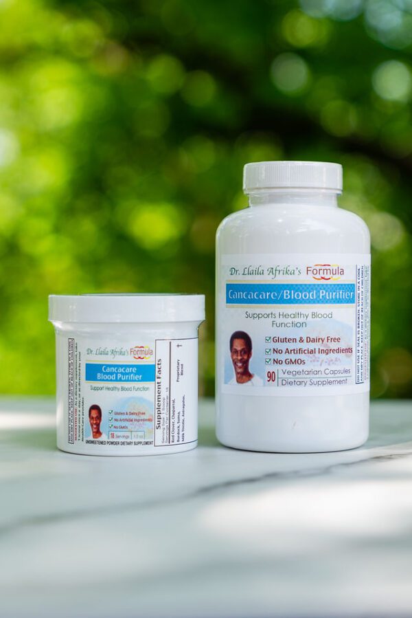 Blood purifier supplements from Dr. LLaila Afrika