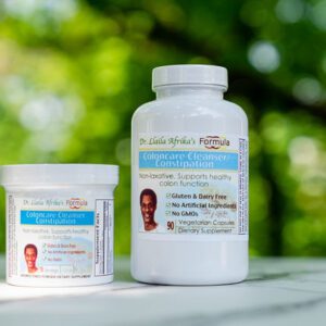 Colon care supplements from Dr. LLaila Afrika