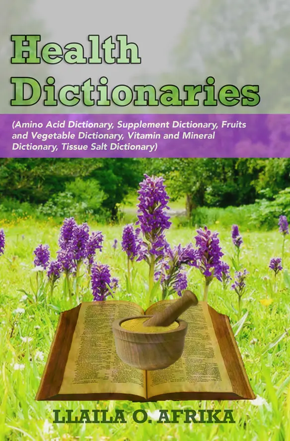 Book cover of Health Dictionaries by Dr. LLaila Afrika