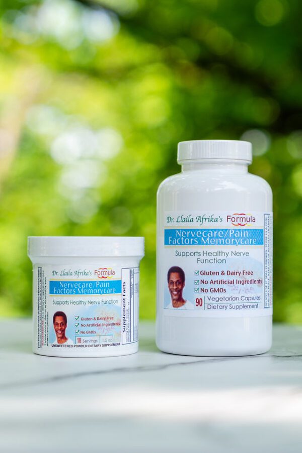 Nerve and memory supplements from Dr. LLaila Afrika